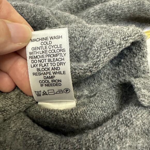 Michael Stars Gray Knit Raglan Sleeve Sweater - Size Small - Picture 8 of 9